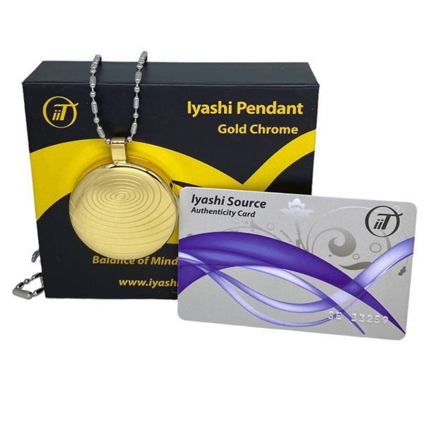 Iyashi Scalar Energy Pendant [Gold]