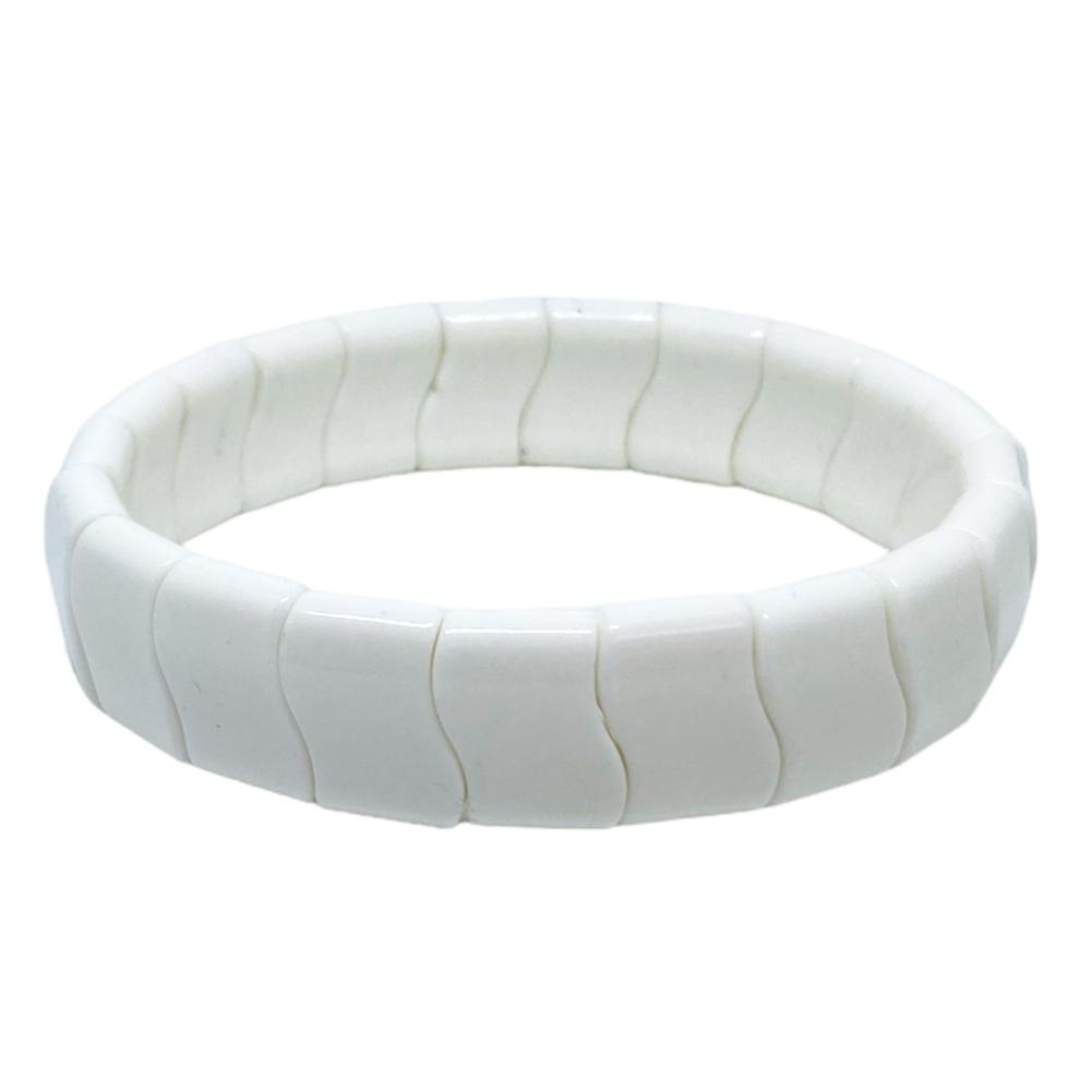 Iyashi Scalar Energy Bracelet [White] - Click Image to Close
