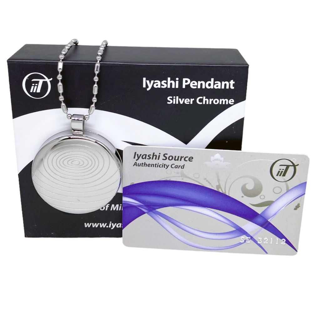 Iyashi Scalar Energy Pendant [Silver] - Click Image to Close
