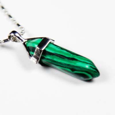 Iyashi Malachite Scalar Energy Crystal Pendant