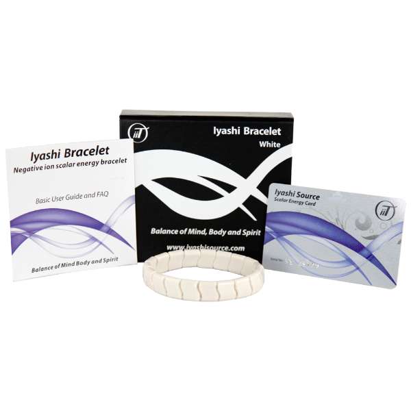 Iyashi Scalar Energy Bracelet [White]